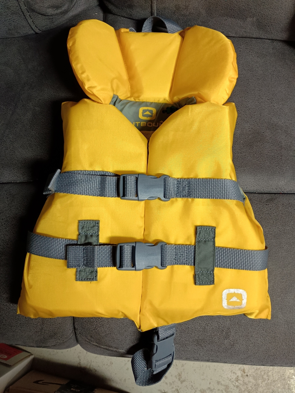 Outbound Kids Yellow Life Jacket - Child Floatation Vest Infant Baby
